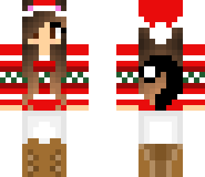 christmas kitty girl