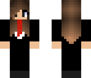 girl in suit and tie