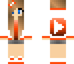 orange youtube girl