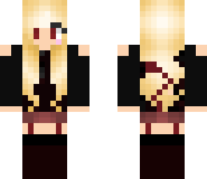 devil girl with boots