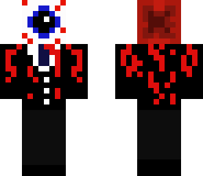 demon eye in a suit