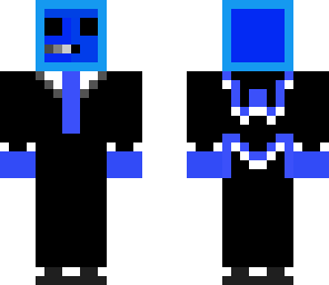 blue slime security with headset