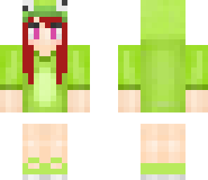 hoodie frog girl