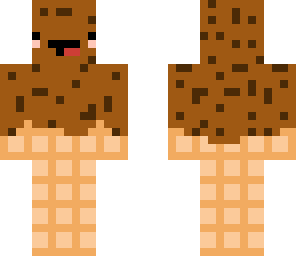 double chocolate icecream cone