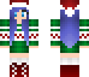 christmas sweater girl edit
