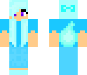 ice girl with frozen flame