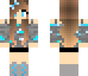 teal diamond girl