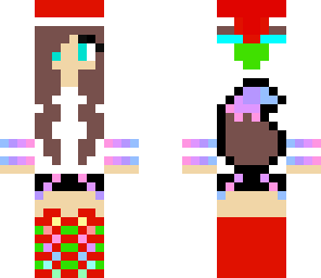 christmas fox girl