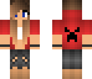 red creeper girl