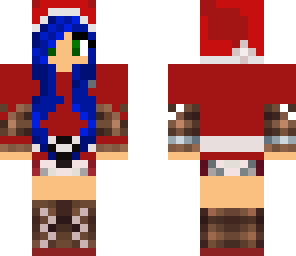 christmas skin girl