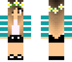 summer flower girl
