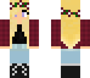 blonde festive female