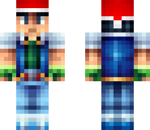 santa ash ketchum wip