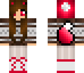 christmas fox girl