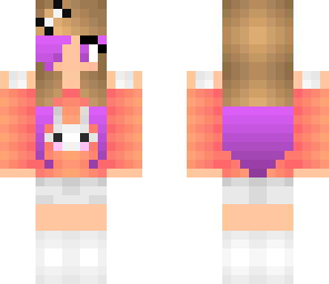purple tipped bunny girl