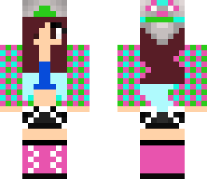 colorful tomboy girl