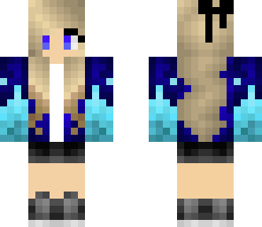 blue fire girl