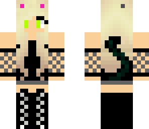 kitty cute black cat girl