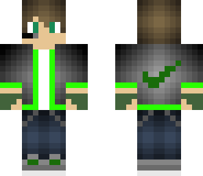 green nike boy
