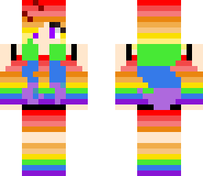 rainbow beautiful girl