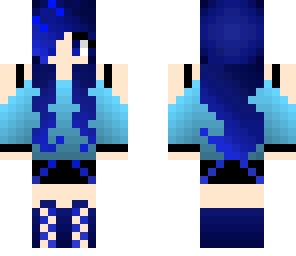 blue girl
