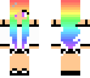 cute rainbow girl