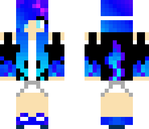 blue flame girl 