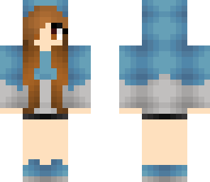 blue and grey hoodie