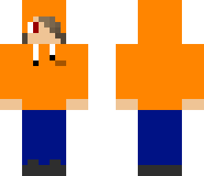 orange hoodie