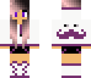 mustache girl