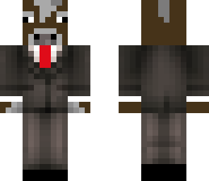 cow in a suit