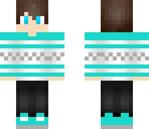 cyan sweater edit