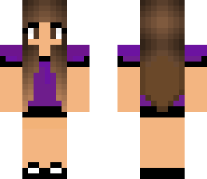 purple girl with shorts bye cj