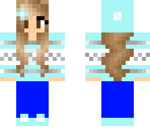 blue girl