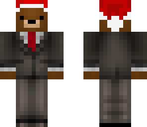 bear in suit | Minecraft Skin