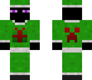 green christmas enderman