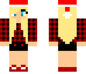christmas lumberjack girl