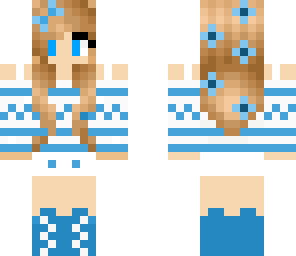 blue girl