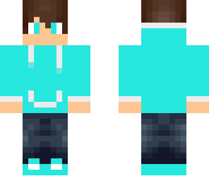 neon blue hoodie guy