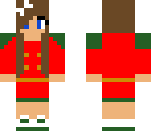 festive chtistmas girl