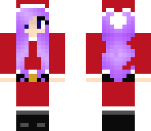 santa purple hair