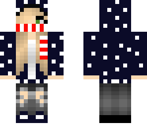 star girl with scarf