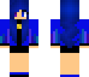 dark blue tech girl