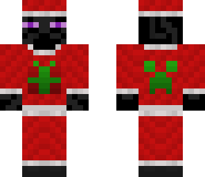 red christmas enderman