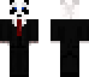 panda in suit