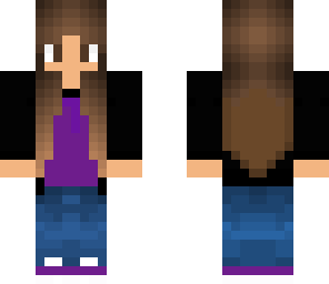 purple school girl bye cj