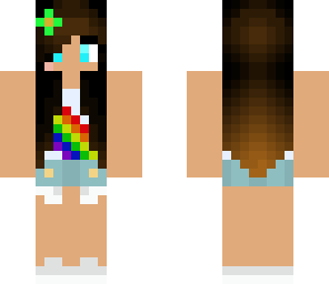 rainbow girl