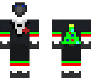 siamese cat in a christmas tuexedo