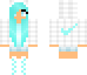 edited blue girl