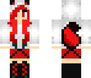 wolf girl edited skin